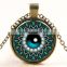 XP-TGN-HE-132 New Fashion Cabochon Glass Gemstone Time Gem Necklace For Ladies