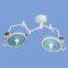 Hospital Lighting Equipment: Ceiling Mounting Double Domes LED Surgical Operating Theatre Shadow-Less Lamps