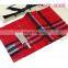 High quality British style plaid scarf