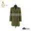 Wide lapels high back slit women wool coat