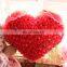 HI CE latest valentine's day gift red rose silk fabric heart-shaped wedding stage decoration with flowers