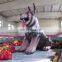 customized outdoor giant advertising husky dog animal costume inflatable for christmas decoration