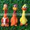 squeaky Latex chicken toy for pets