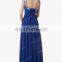 Grace karin Backless beading blue Chiffon Ball Gown Long Evening Party Dress CL6189