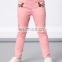 T-GP008 European Style Fashion Chino Embroidered Twill Girls Pants