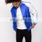 Latest fashion long sleeve satin raglan engle embroidered bomber/casual men's bomber jacket for OEM