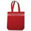 custom personalized red cotton tote bags printed logo