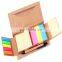 Portable Recycled Wholesale Custom Logo Printed Mini Notepad With Pen and Self-adhensive Papers