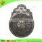custom antique silver belt buckle