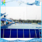 Quick-set Above Ground Metal Swimming Pool/Outdoor Metal Frame Swimming Pool With Dolphin Slide