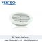 HVAC aluminum round weather louver ceiling diffuser vent factory