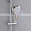 Overhead Head Shower New 2 in 1 Rain Spa Massage Chrome Shower Head Combo Set