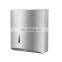 Commercial stainless steel wall mounted wet tissue dispenser/wet wipe dispenser for toilet