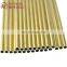 decorative brass twisted tubes