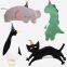 Lovely long Baby dinosaur plush toy / cat / penguin/ elephant