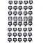 40X4'' 18W Flood LED Pods Lights Fog Light Led Light Bar OffRoad Waterproof