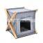 Environmental Foldable 2 in 1 Wooden Cat Furniture Scratching Tree