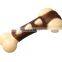 Low price brown durable pet dog chew bone for teeth cleaning