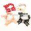 New product lettering pet collar bow dog collar