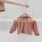 2020 autumn and winter new baby girl bottoming shirt wild warm newborn solid color