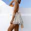 LAITE D2139 women sleeveless sequin party club dress V-Neck Backless Sexy Dress birthday dress for women
