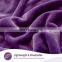 Super Soft Fluffy Luxury Warm Purple Solid Color Polar Flannel Coral Fleece Plush Throw Blanket For Sofa Bed
