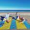 Multicolor Lightweight Waterproof Sand proof Beach Picnic Travel Blanket With Bag