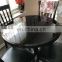 Factory price customized wedding furniture mirror glass dining table top