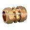 OEM high quality brass screw compression fittings for copper pipe