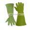 HANDLANDY Cheap ladies Long cuff green sleeve Thorn proof glove with claws for gardening work