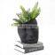 Nordic Modern Unique  Interior Accessories Bisque Portrait Handcraft Luxury Gold Face Vase Home Decoration