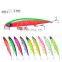 14cm 18.3g 9 colors 3D Bionic eyes Saltwater Fish Baits with Treble Hooks  Quivering Floating Minnow Sea Bass  Bait Fishing