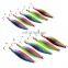 Nickel willow leaf blades Metal Spoon Lures Spinners Lure fishing trout spoon