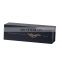 Durable black corrugated paper with gold hot stamping embossing logo folding magnetic box with flap packaging for wine bottle