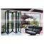 New arrival External Aluminium Bifold Doors Bi-Folding Door and Windows with lock