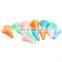 20 Piece Cone Shape Knitting Needles Cap Tips Point Protectors Needlework Accessories