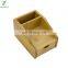 bamboo desk organizer New Bamboo Wooden Pen Holder Pencil Holder Stand for Office Home School