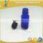 15ml blue bottles boston glass bottle with black cap                        
                                                                                Supplier's Choice