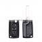 3 Buttons Flip Folding Remote Car Key Shell Fob Cover Case Fit For Pegueot Afeter Auto Key