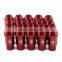 50mm 7075 Enteded Forged Aluminum Tuner Racing Wheel Lug Nuts