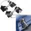 Stainless Black With Lock Car Accessories Steel Locking Hood Latch Catch Kit For Jeep Wrangler JK 07-17