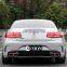 C217 S class coupe 2015-2021 year upgrade S65 model include front bumper and rear spoiler