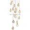 2.5M chandeliers pendant lights lampadario moderno lighting golden hotel lobby handing lamp crystal ball pendant lamps