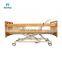 Rubberwood Headboard Solid Wooden Electric Three Multi Function Home Nursing Bed for Elderly