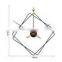 Drop Ship Square Wall Clock Walnut Timber Orologio Automatico Mute Silent Wall Clocks For Metal Wall Decoration