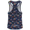 Blue Customized Sublimation Singlet with Little Flowers Pattern