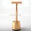 Mens Matte Gold Color Double Dege Safety Razor and Stand Shaving Kit