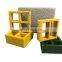 Anti-slip anti-corrosion high strength fiberglass grille 38mm*38mm*38mm 50mm*50mm*50mm FRP molded grating