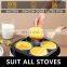 Kitchen Omelette Pan Multifunction 4 Hole Pan Non Stick  Egg Frying Pan Compatible With Gas Stoves Induction Cooktops