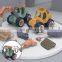 Creative Miniature Truck Loading Unloading Plastic DIY Truck Toy Assembly Engineering Car Set Kids Educational Toy For Boy Gifts
